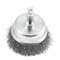Forney Cup Brush, Crimped, 2 in x .008 in x 1/4 in Hex Shank 72730 - alternate 1